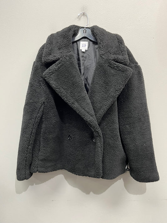 Coat Faux Fur & Sherpa By Gap  Size: L