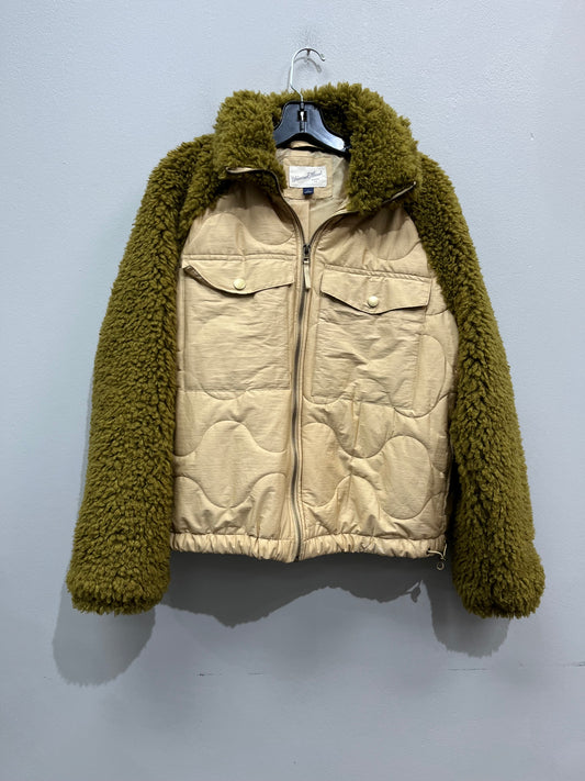 Jacket Faux Fur & Sherpa By Universal Thread  Size: L